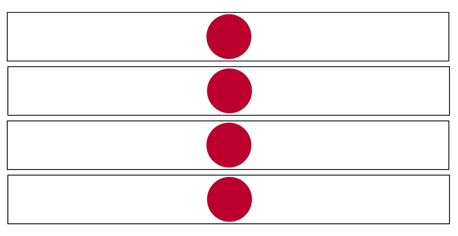 4Pcs Pack Lot Racing Stripes Japan Japanese Flag Vinyl Sticker Decals 6″