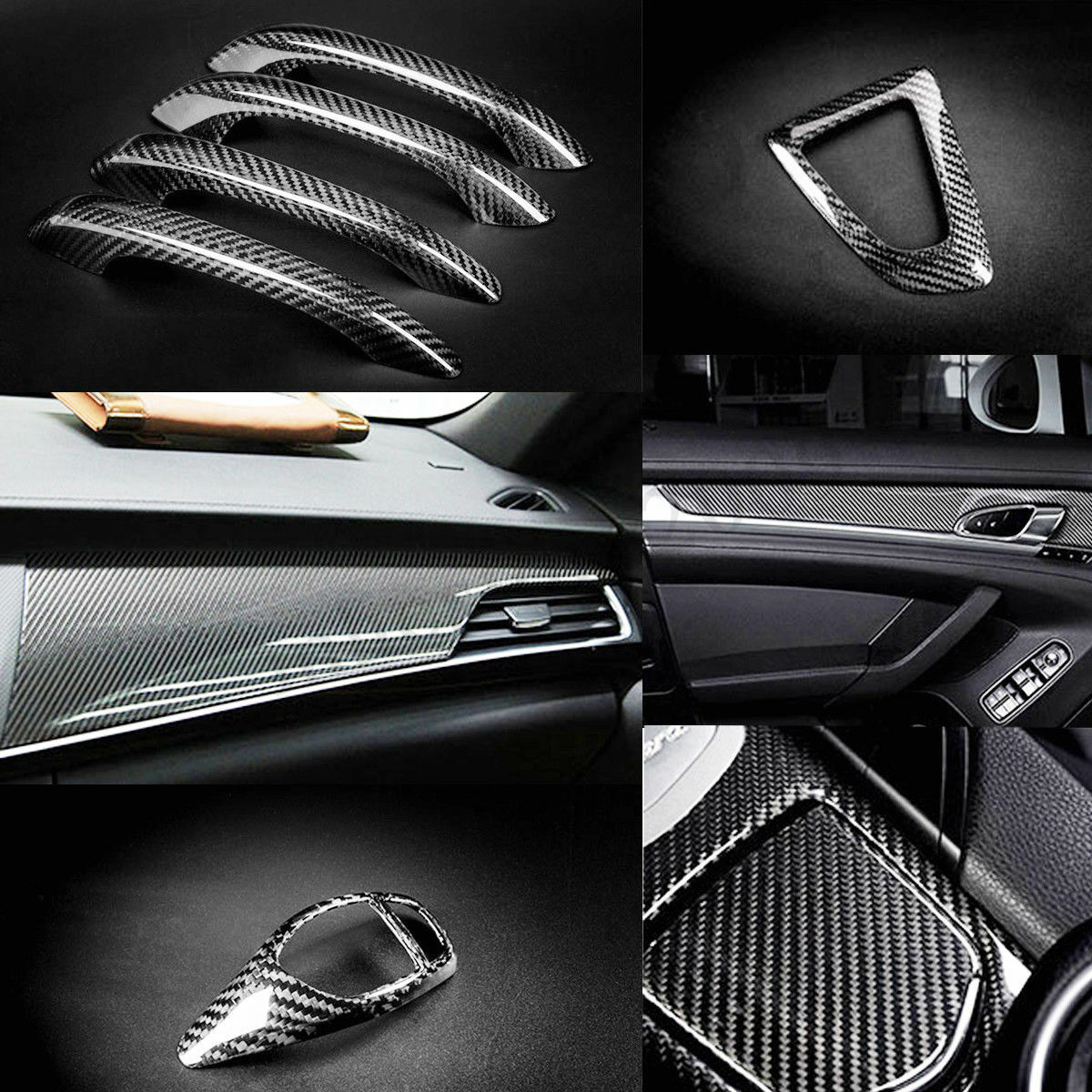 US Waterproof Carbon Fiber Vinyl Car Wrap Sheet Roll Film Sticker Decal Paper