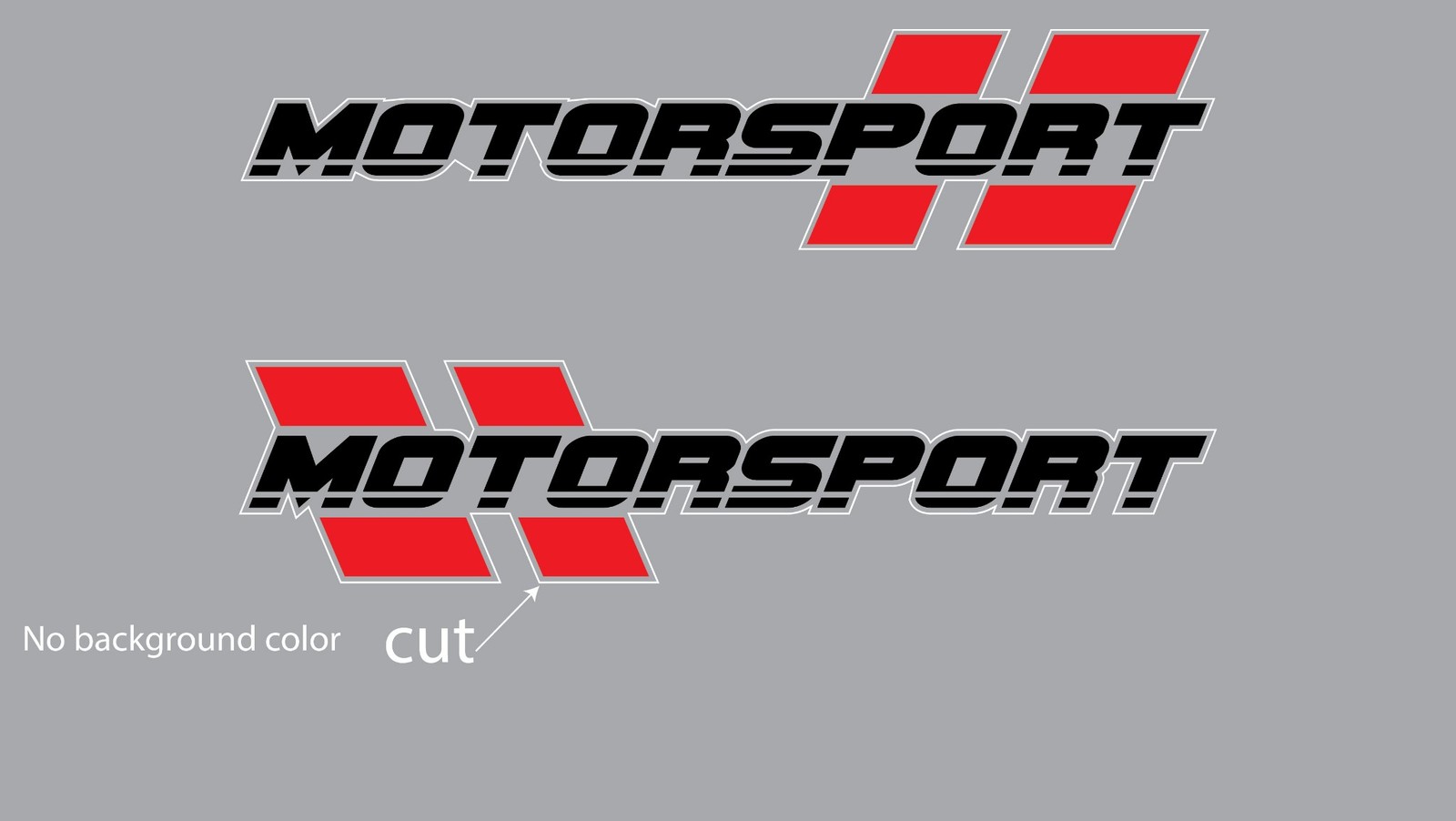 MOTORSPORT Decal Sticker Sport Turbo car racing stripe auto emblem logo