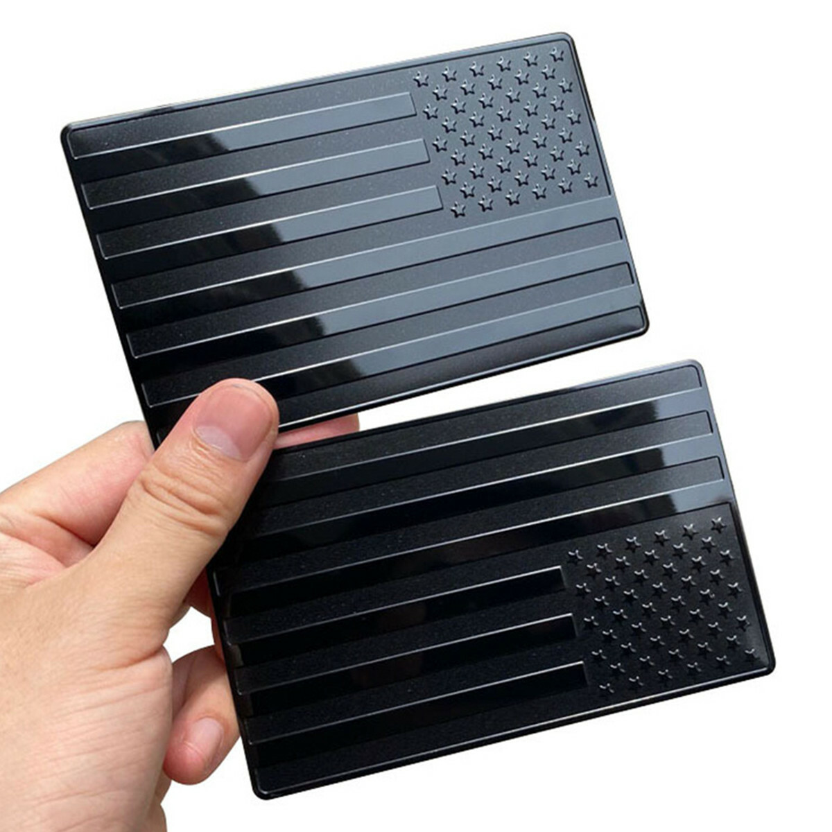 American Flag Decal 3D Aluminum Alloy Scratch Resistant For Car Body Decoration