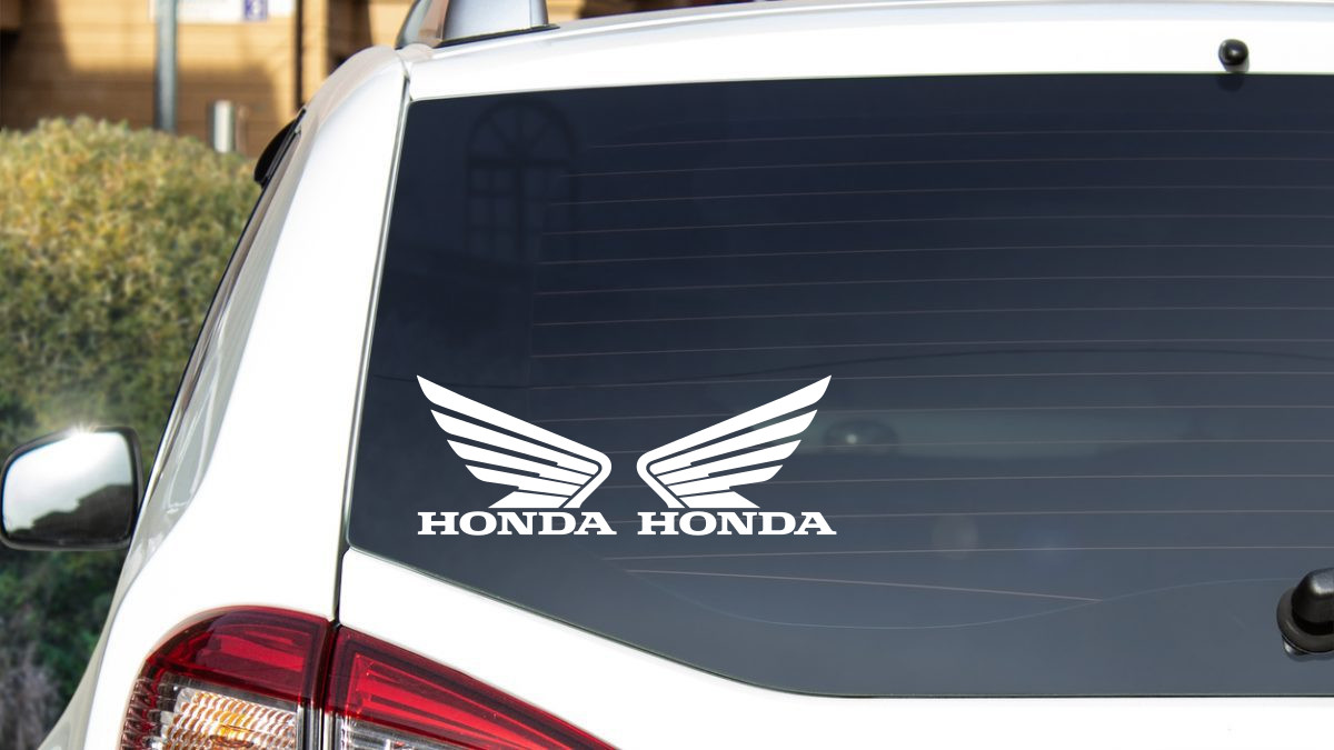 2x Honda Wing Vinyl Stickers Decals – Many Sizes & Colors – Set of 2 Motorcycle