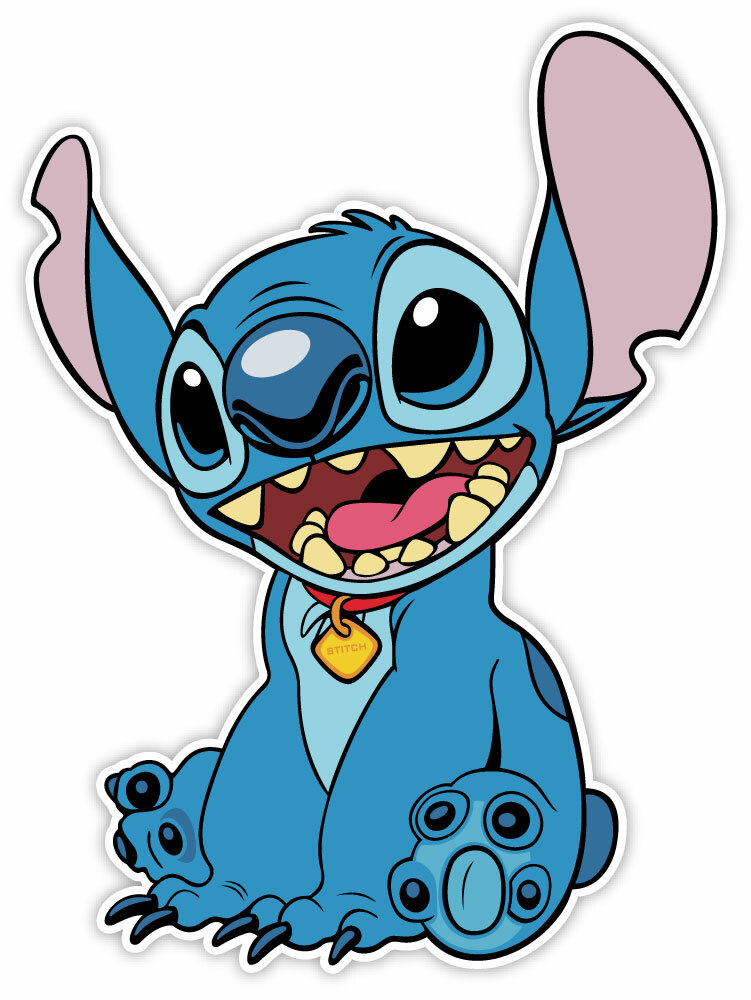 STITCH sticker decal 4″ x 5″