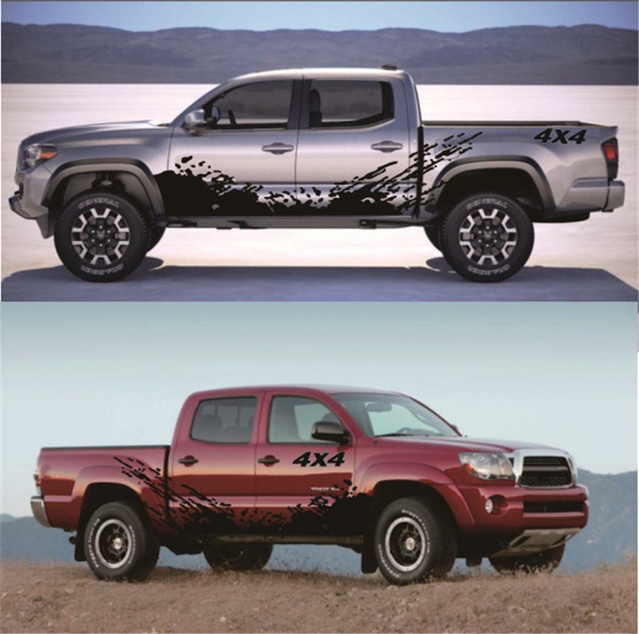 Car Splash 4×4 Off Road Truck Rear Bed Side Decal Fit For Ford F150 F250 F350