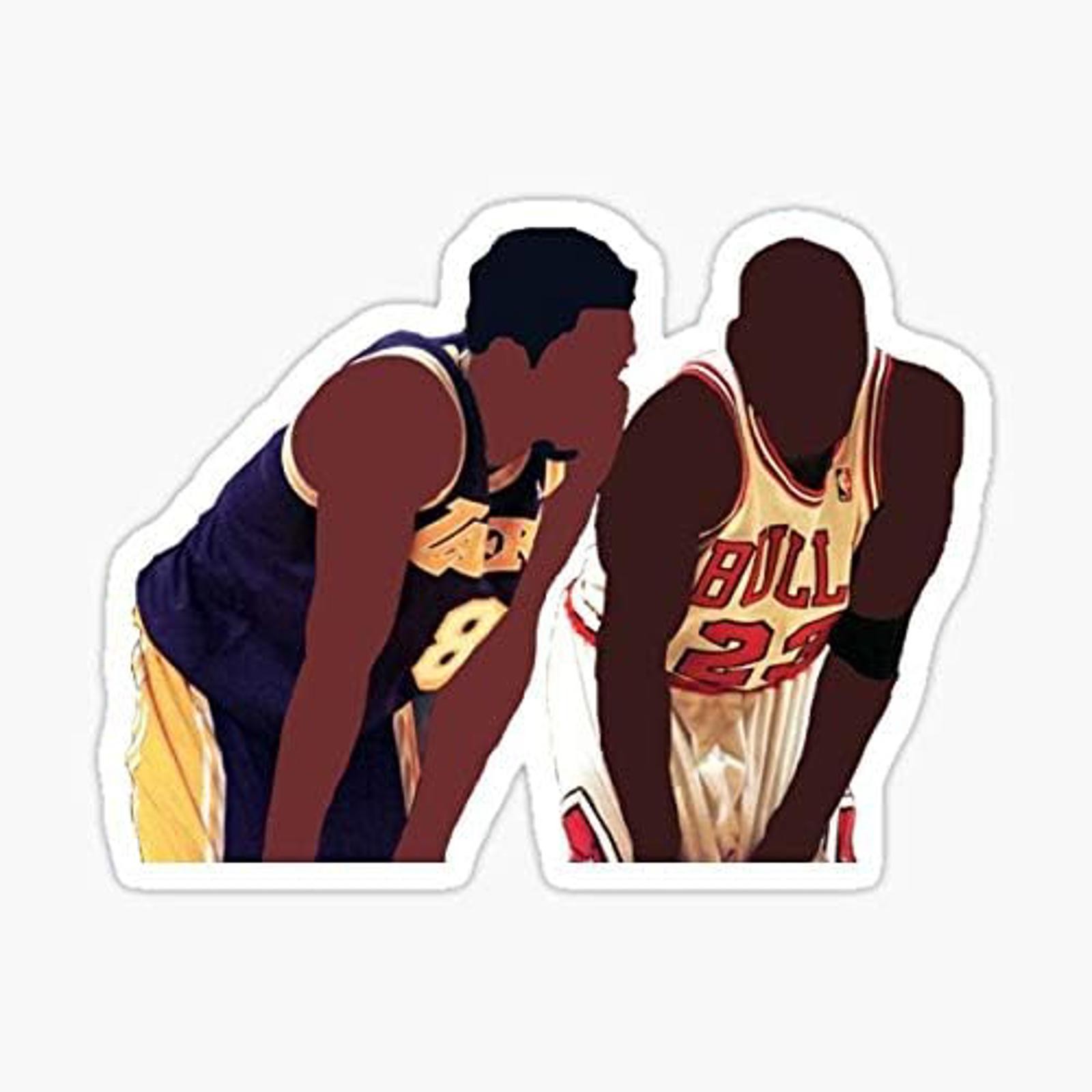 5″ Kobe and Jordan Vinyl Bumper Sticker
