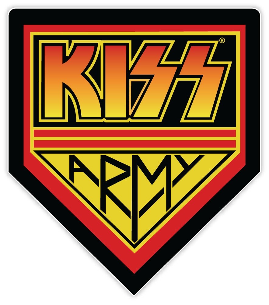 KISS ARMY sticker decal 4″ x 5″