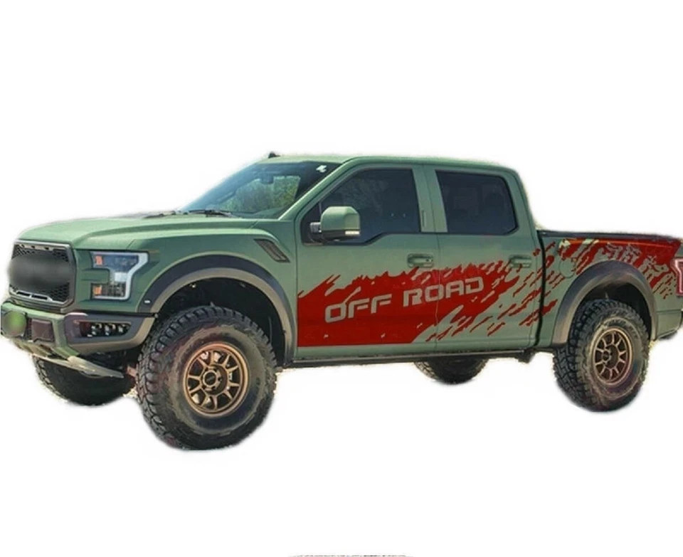 Graphics Off Road Sticker For FORD RAPTOR F-150 Pickup Truck Splash Mark Decal