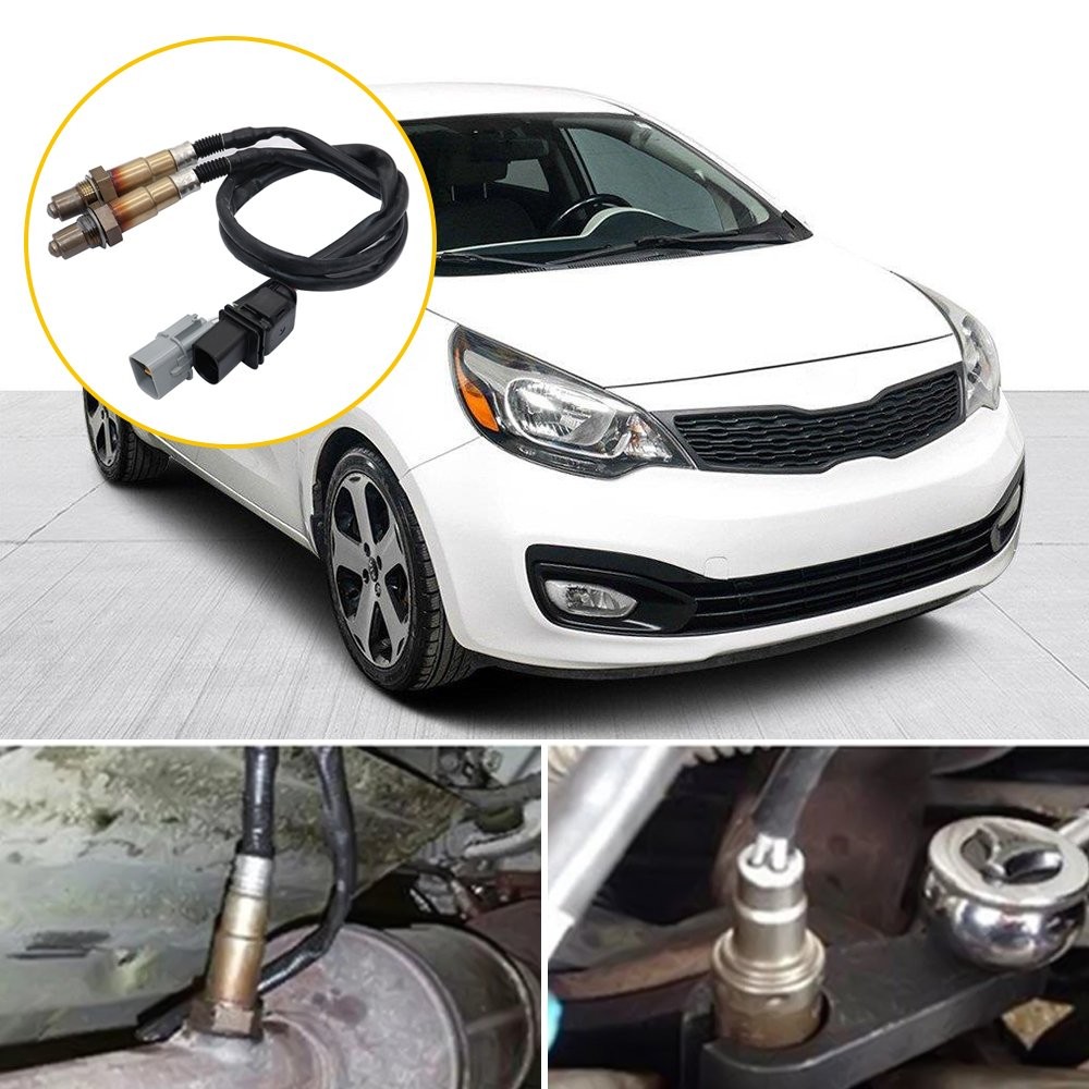 2/4Pcs Oxygen Sensor Up Downstream Fits for Kia 2012-2014 Rio 2012-2015 Soul 1.6