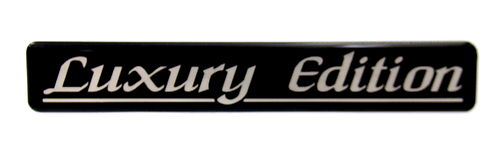 LUXURY EDITION EMBLEM B SMALL SATIN CHROME
