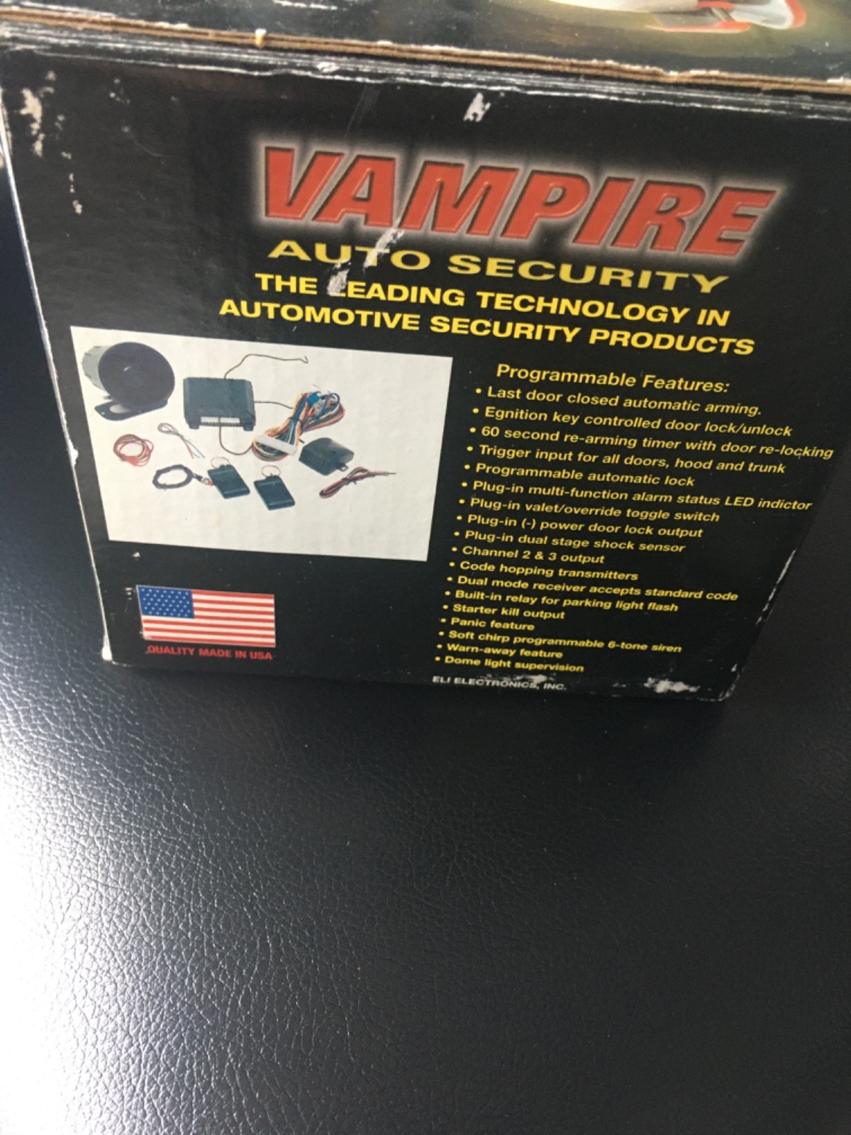 Vintage Vampire auto security system