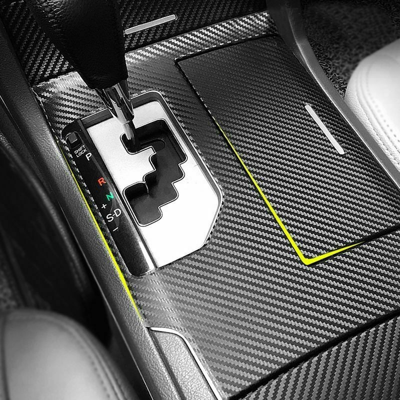 For Toyota Camry 06-11 Carbon fiber Black Car Interior Decor Kits Trim Sticker++