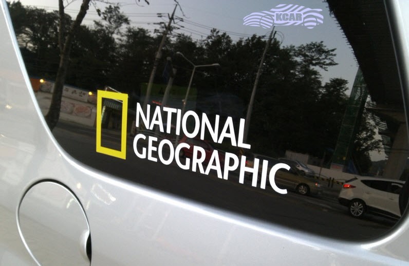 National Geographic Logo Sticker Car Graphic Vinyl Decal Size + Color Optional