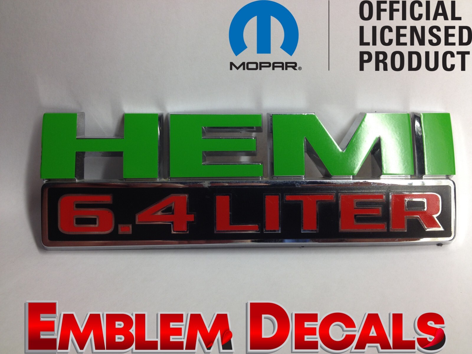 RAM 2500 3500 “HEMI” 6.4 Liter Emblem Decals 2014 2015 2016 2017 2018