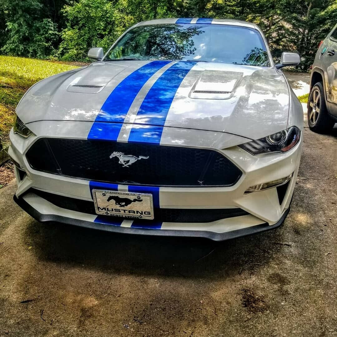 6″ PLAIN Rally Racing Stripe Graphics Stripes Set FIT 2015 – 2025 Mustang