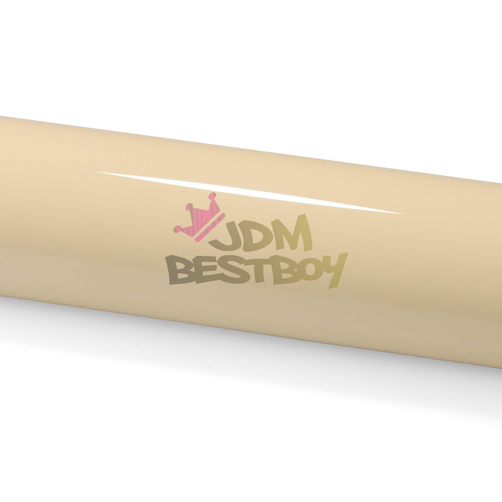 High Gloss Light Ivory Car Vinyl Wrap Sticker Decal Sheet Film DIY Air Release