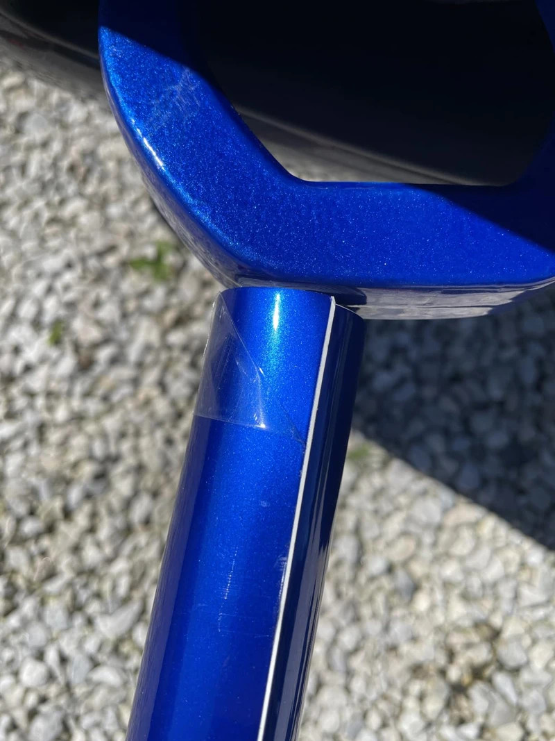 Premium Super Gloss Metallic Blue Vinyl Film Wrap Sticker Decal Air Bubble Free