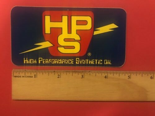 STICKER HPS HIGH PERFORMANCE SYNTHETIC OIL