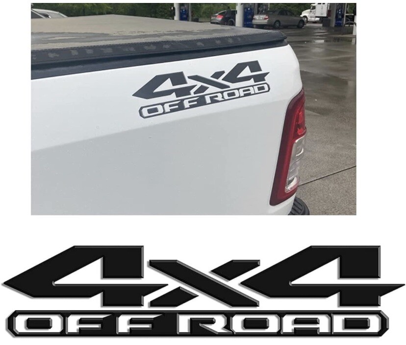 4×4 decals | 16.2 Inches Long