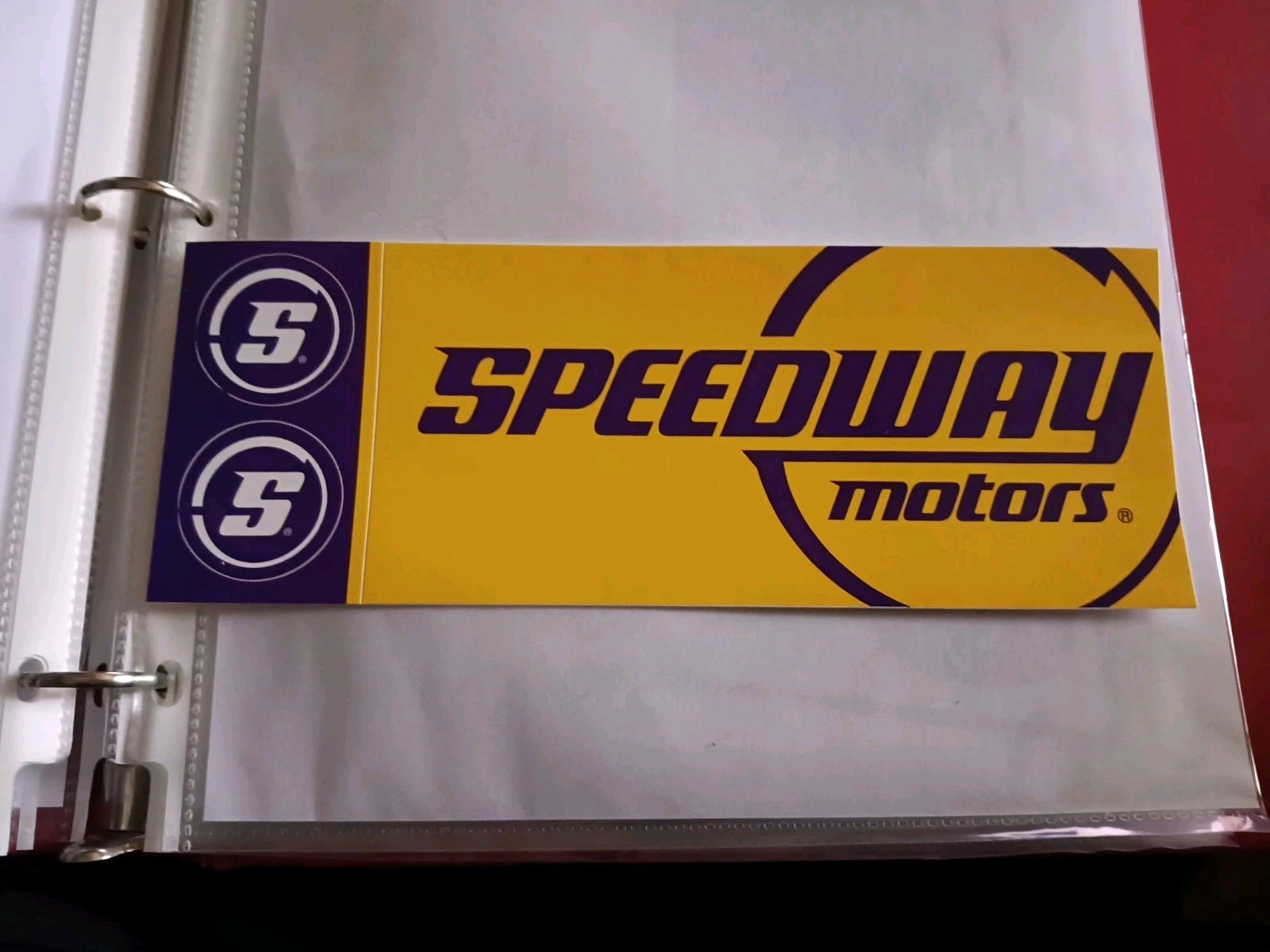 Speedway Motors Decal Sticker Racing Hot Rod Car Garage Tool Box New