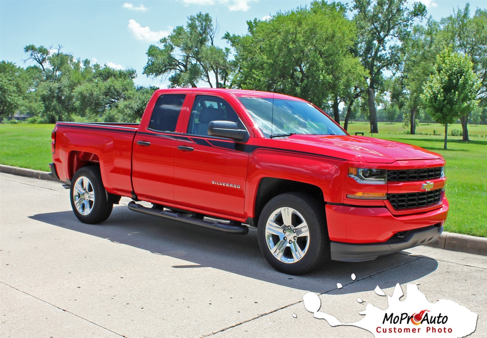 ACCELERATOR 2014-2018 Chevy Silverado Decal Graphic Side Stripe 3M Pro Vinyl Kit