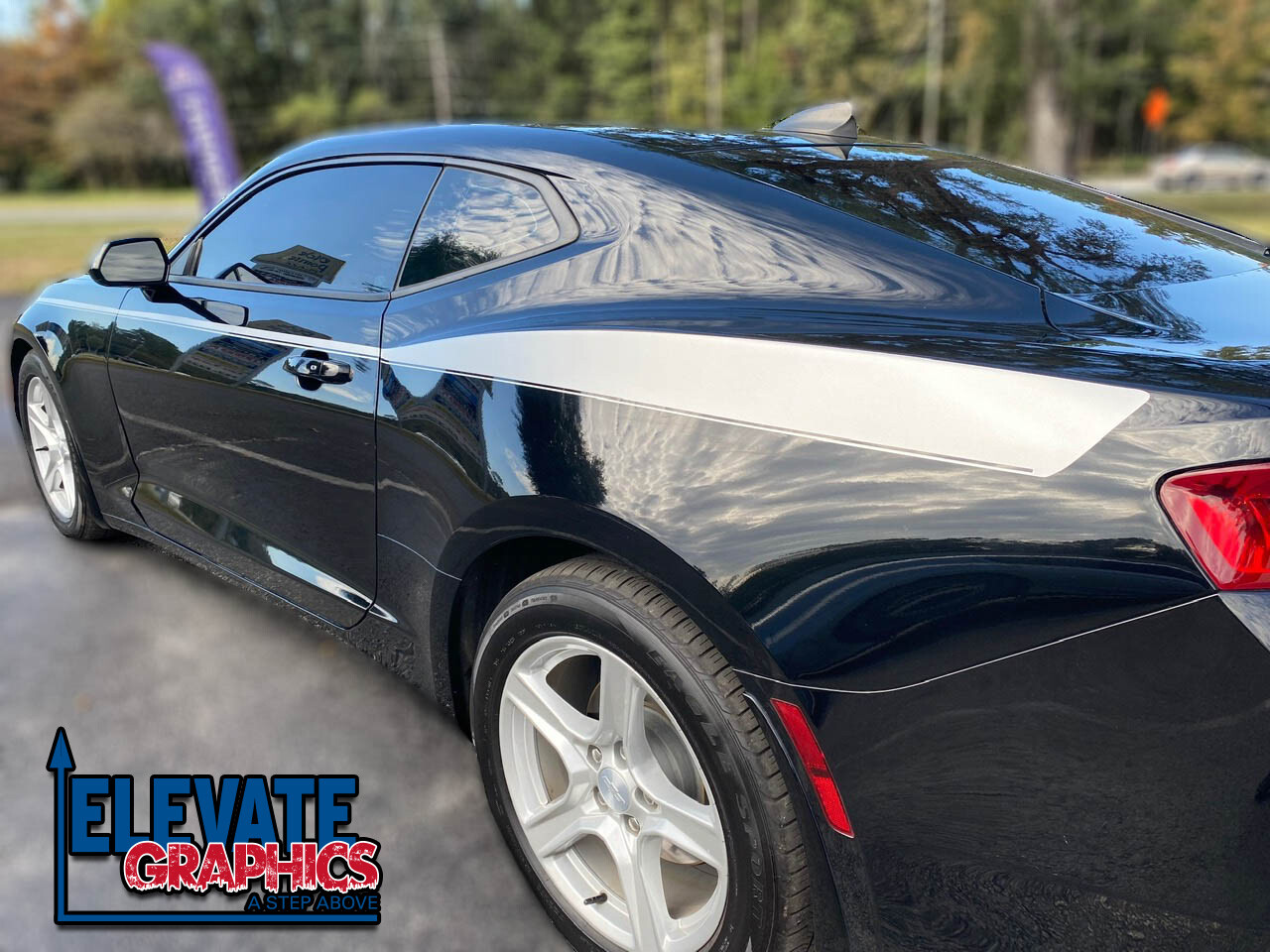 2010-2024 For Chevy Camaro Stripes Side Sling Graphics 3m Decals Vinyl Stickers