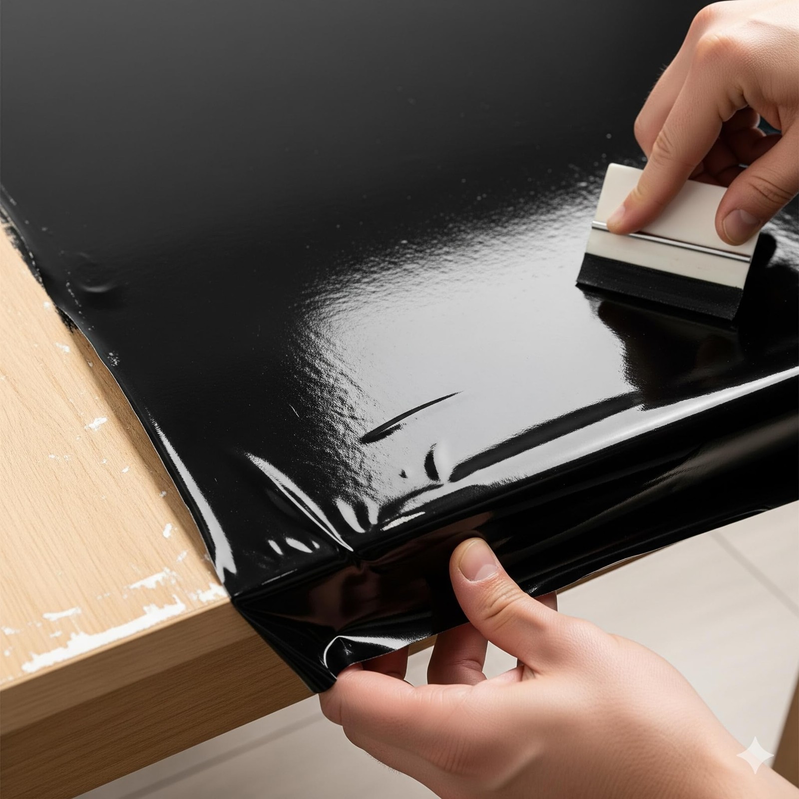 Upromax Vinyl Wrap 2080, G12 Gloss Black – 0.5″ to 8″ 4 inches x 25 FT,
