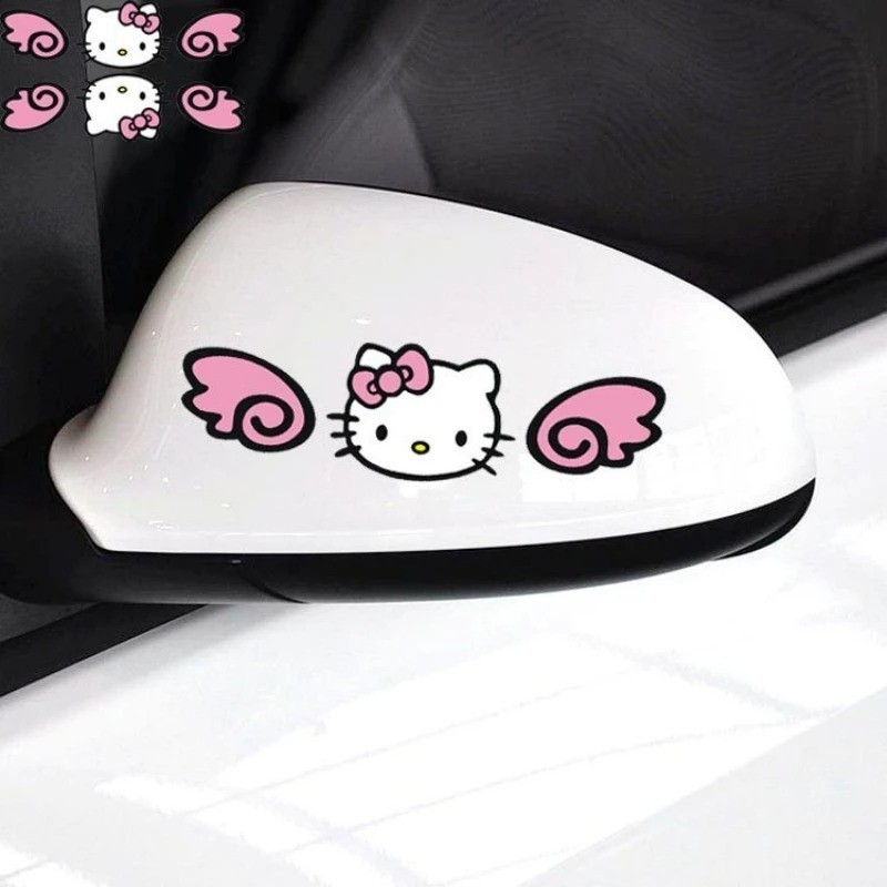 DIY Car Sticker Cartoon Cute Kitty Hood Vinyl Decal Canopy Body Auto Decors DIY