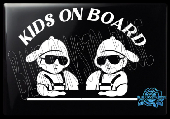 Kids On Board Car Decal – High-Quality Waterproof Vinyl Sticker calca