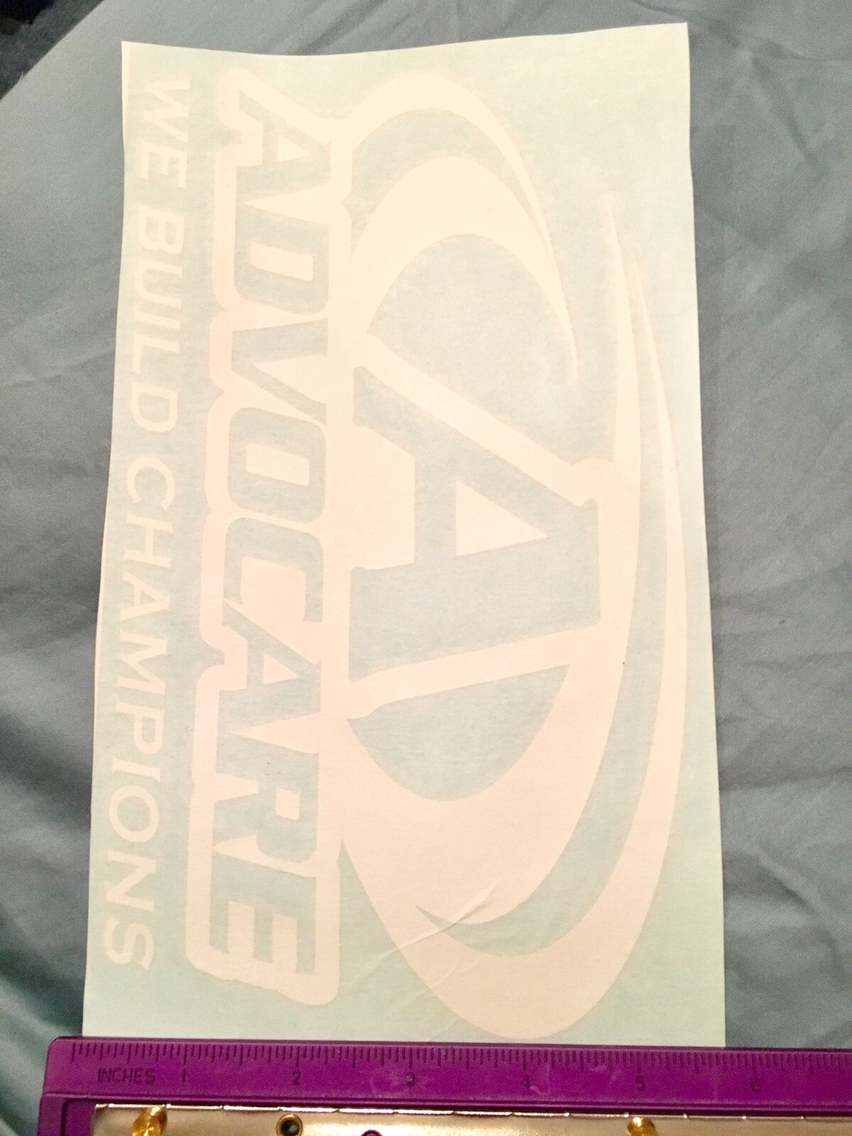 Advocare Car Window Decal Sticker Vinyl 5.75 Inches X 10 Inches