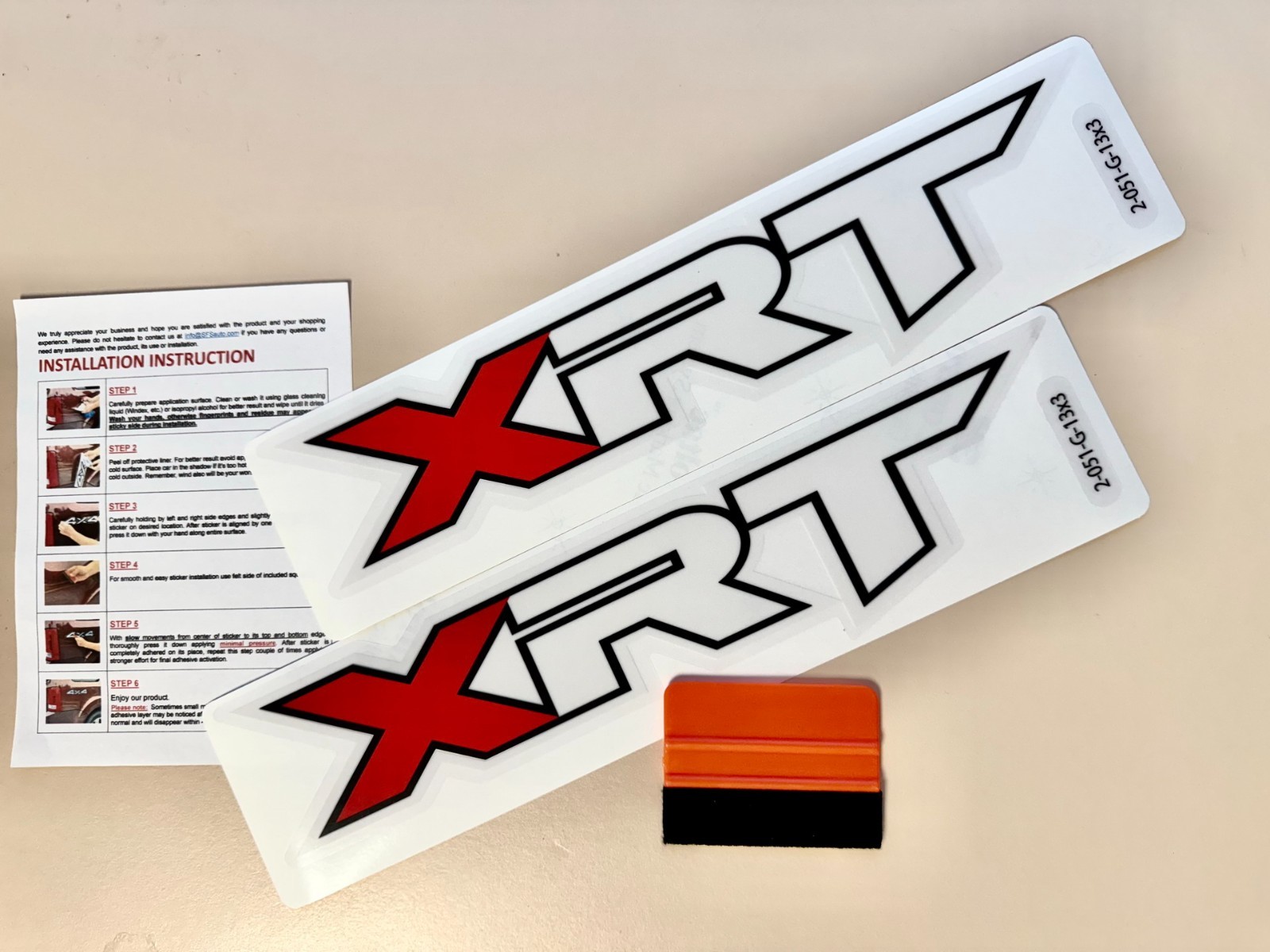 2 x Side Bed Stickers Compatible w/ Santa Cruz XRT Decals Accessory 13 x 3 in
