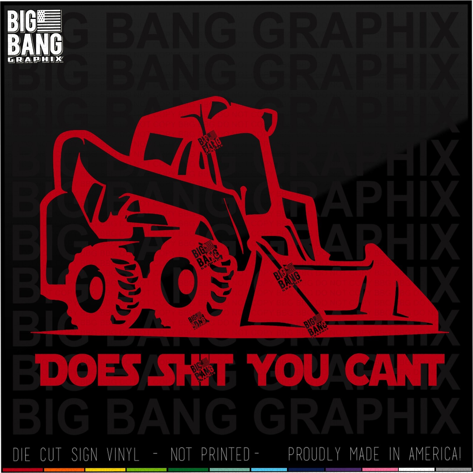Skid Steer Loader Driver Operator Funny Vinyl Decal Sticker Jedi Master Legend