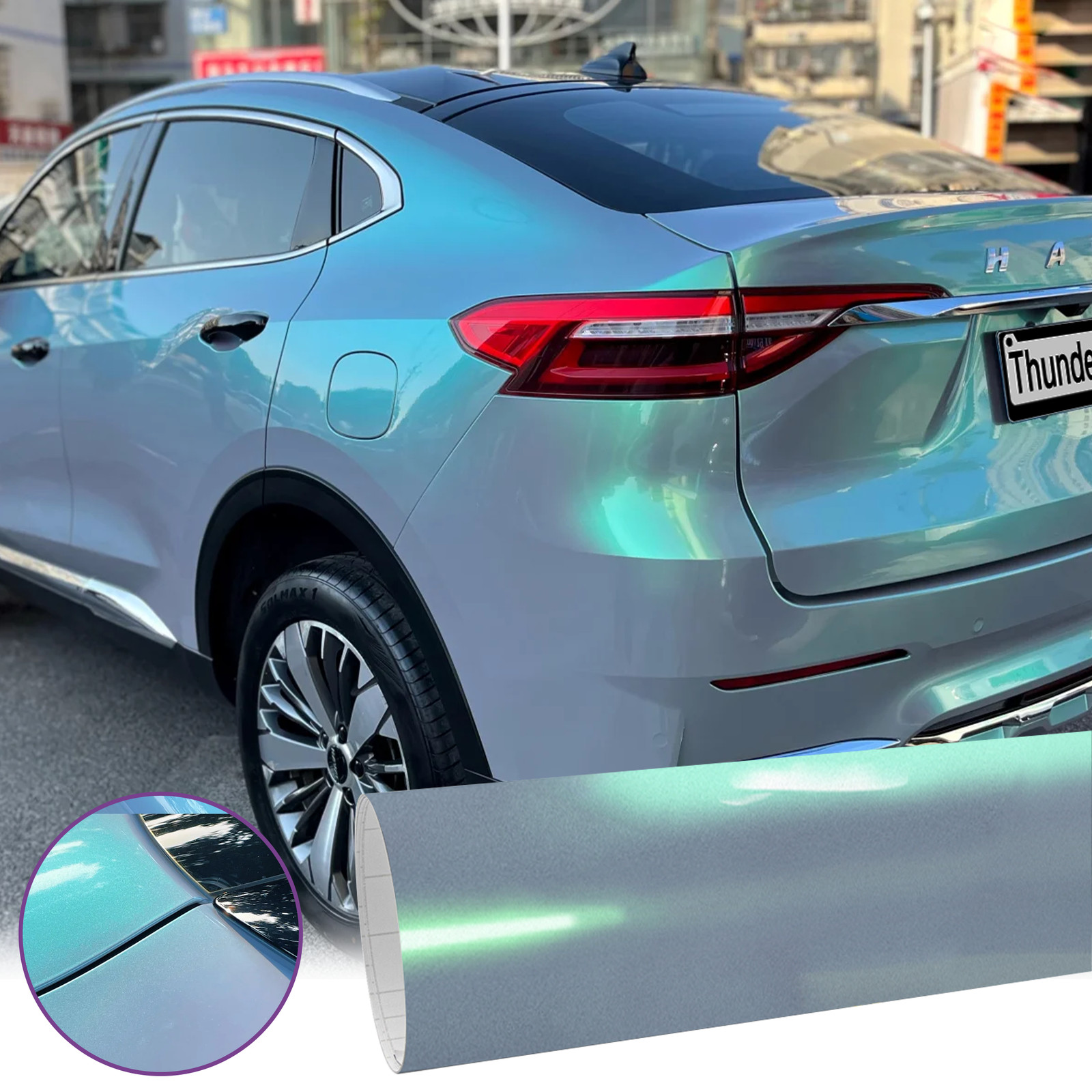 Premium Ultra Gloss TPU Liner Self Adhesive Vinyl Wrap Air Release Bubble Free