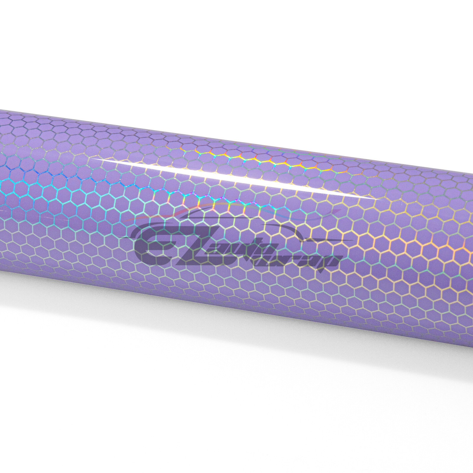 Hex Holographic Violet Purple Rainbow Chrome Car Vinyl Wrap Sticker Decal Sheet