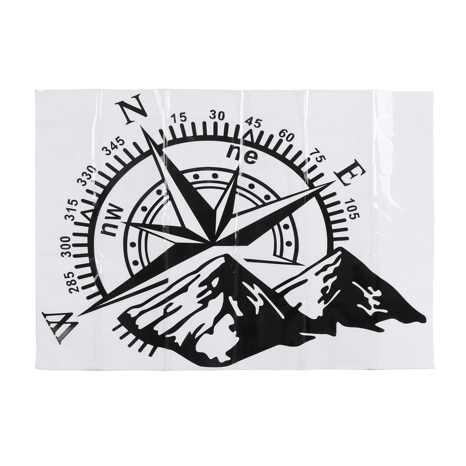 »Car Decal Vinyl Mountain Decal Removable Fade Resistant 19 X