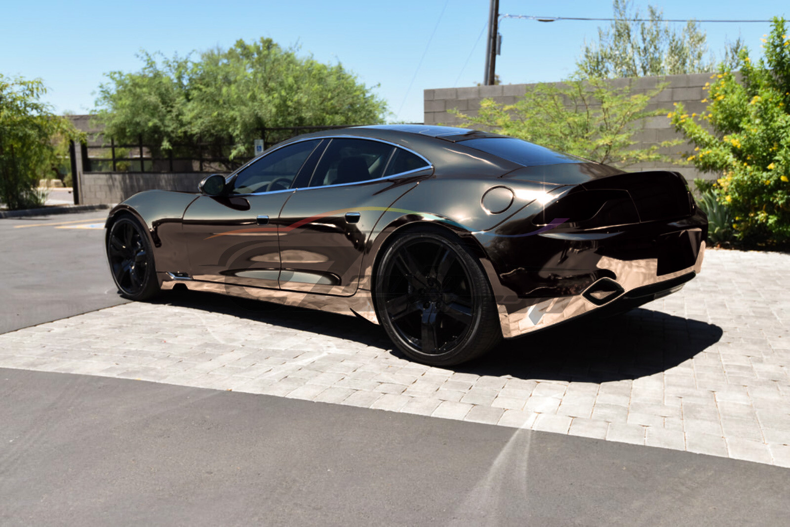 Chrome Black Dark Car Vinyl Wrap Sticker Decal Sheet DIY Air Release Bubble Free