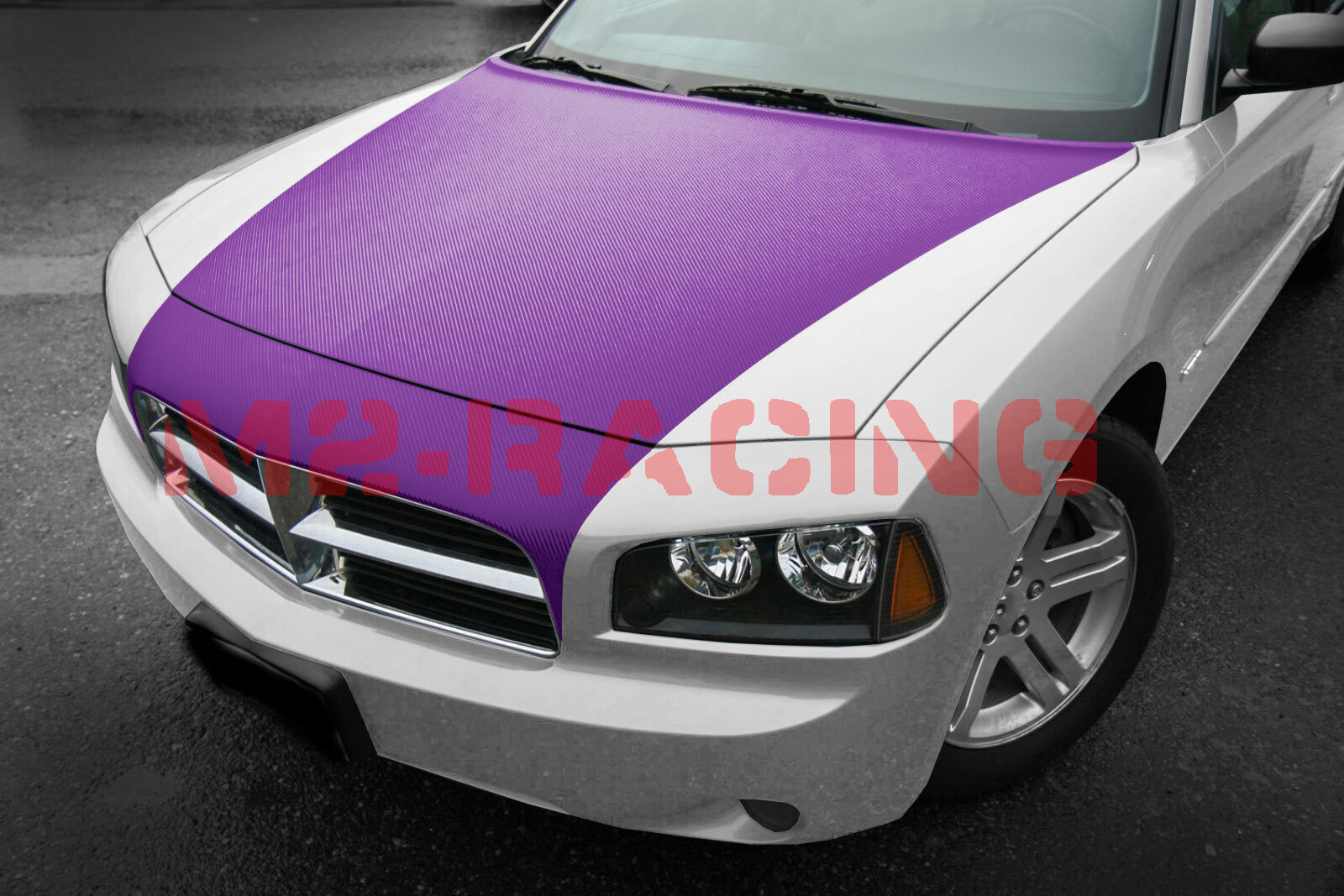3D Carbon Fiber Purple Matte Textured Car Vinyl Wrap Sticker Decal Film Sheet