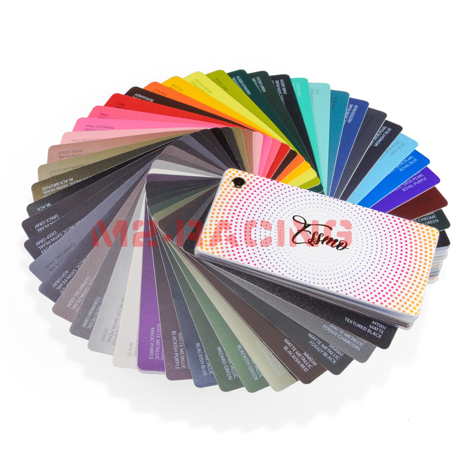 NEW ESSMO Paper Backing Swatches Sticker Deck Book Auto Wrap Vinyl Wrapping