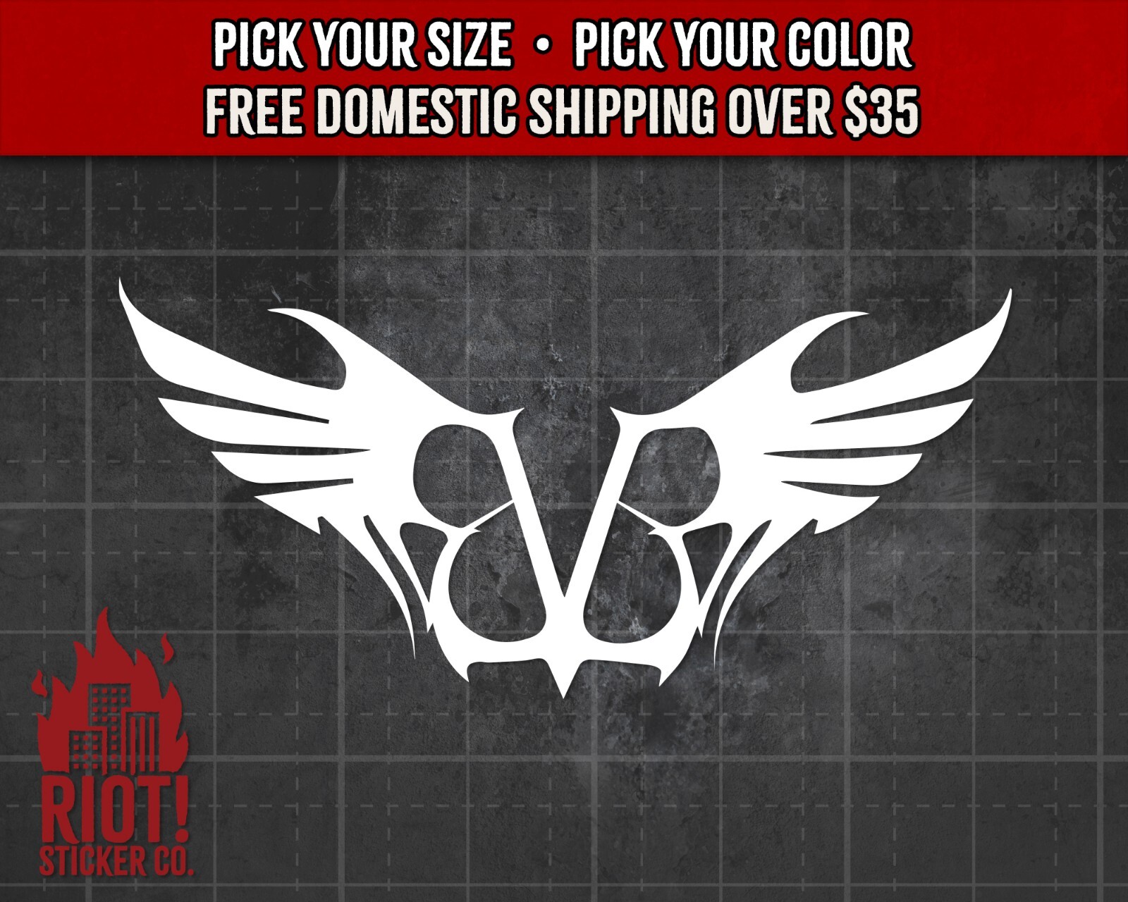 Black Veil Brides Decal for Car Sticker for Laptop Yeti Metalcore, Emo, Punk
