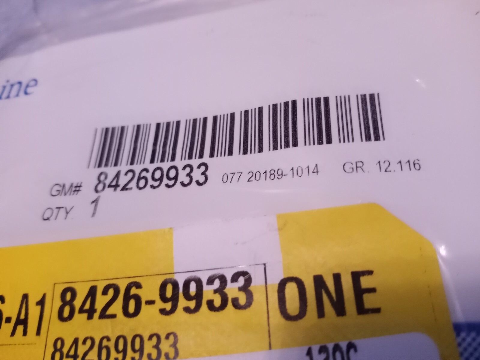 Chevrolet OEM 2017-2020 Malibu Exterior Decal Sticker 84269933 New in package