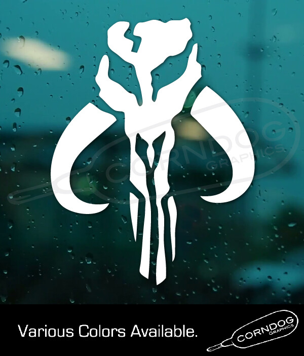 Mandalorian STICKER VINYL DECAL STAR WARS BANTHA FETT MYTHOSAUR