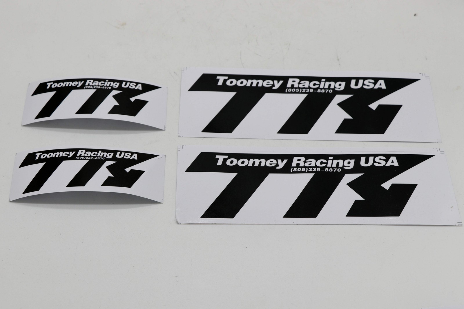 4 x TOOMEY RACING STICKER PACK (2 LG 8″, 2 SM 4″) VINYL Banshee Blaster