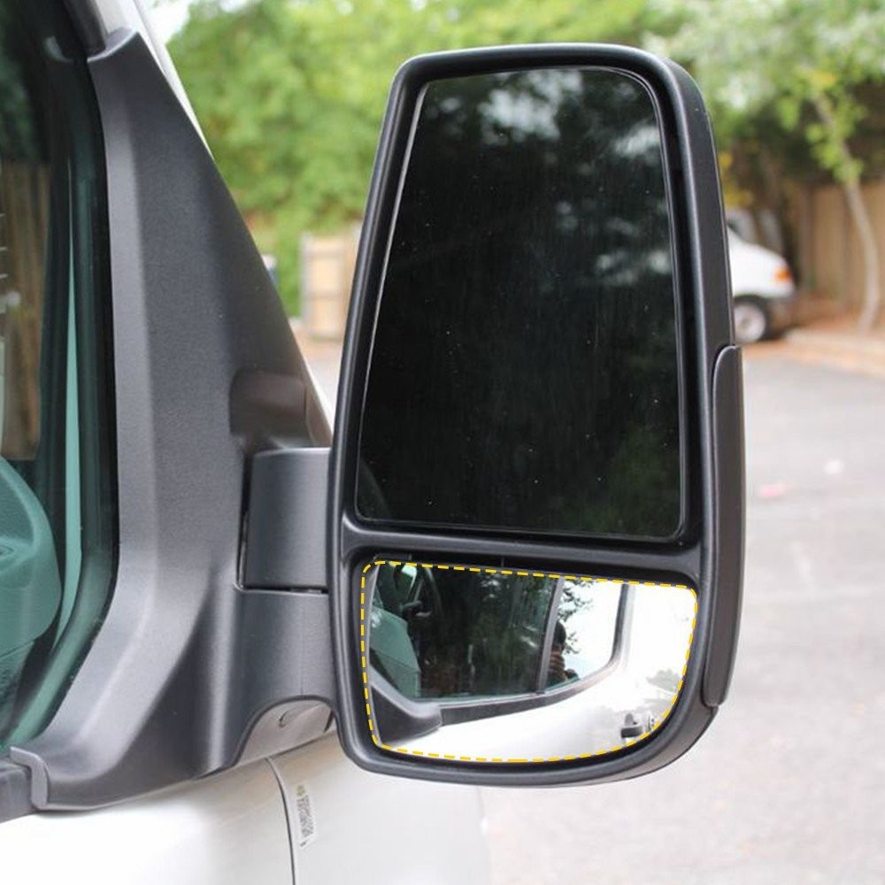 2/4X Mirror Glass Lower Convex Passenger & Driver Side for Ford Transit 150 250
