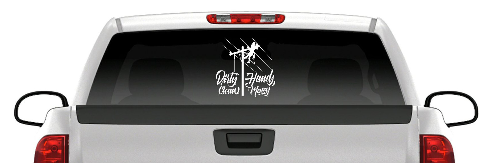 Lineman Storm Chaser Electrician DECAL Window Bumper Decal