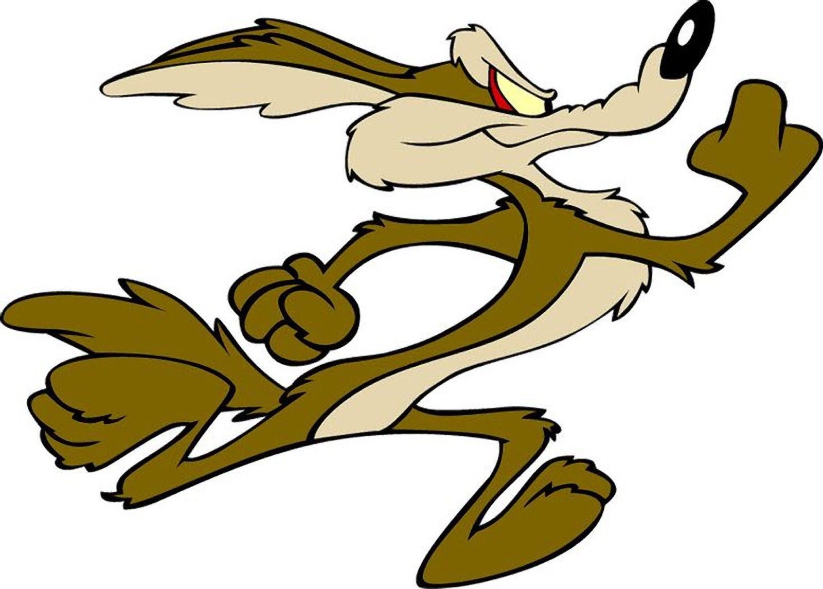 WILE E COYOTE RUNNING RIGHT or LEFT STICKER 3M USA TRUCK HELMET WINDOW CAR BIKE