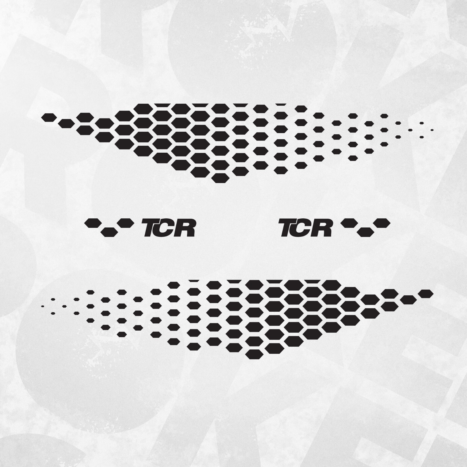 Volkswagen Golf MK7 Compatible TCR Honeycomb Side Decal Kit – Left and Right