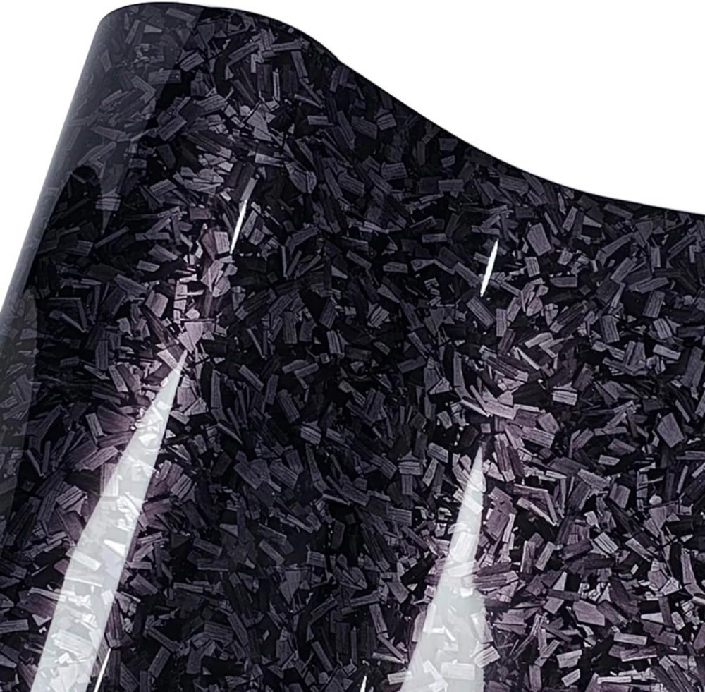 1ft x5ft Gloss Forged Carbon Fiber Vinyl Wrap Roll DIY Air Release Decal Sticker