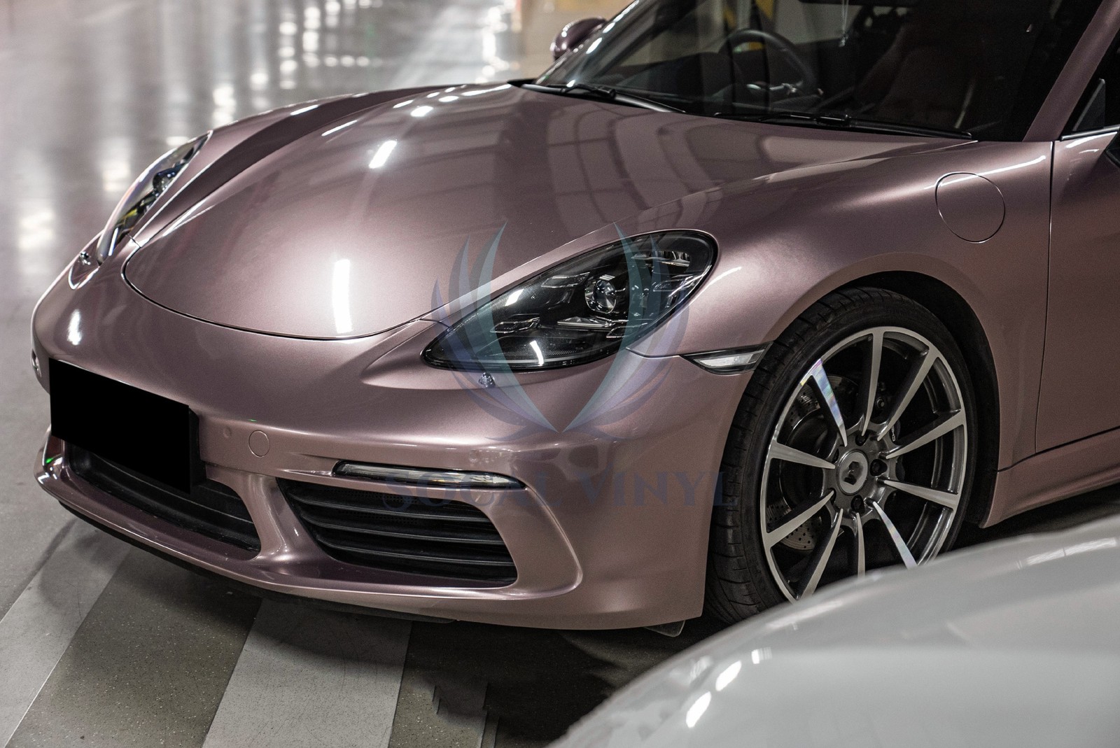 ESSMO PET Super Gloss Metallic Frozzen Berry Vehicle Vinyl Wrap Decal Like Paint