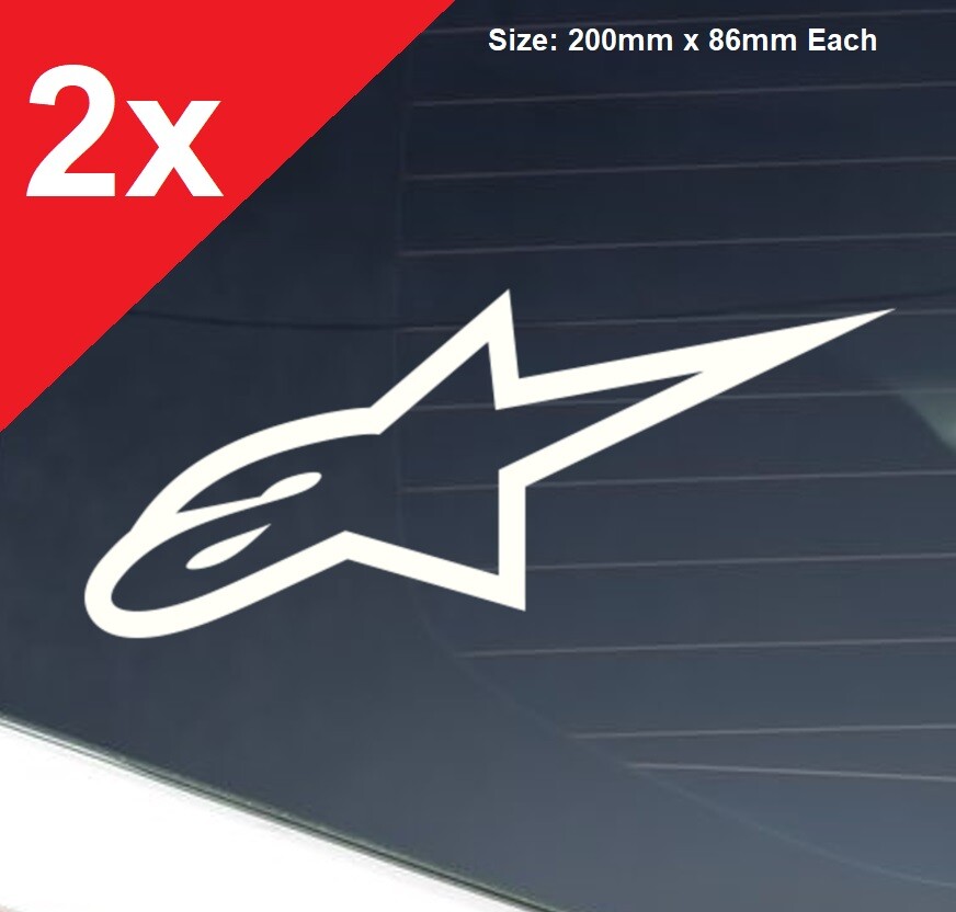 ALPINESTARS Sticker Decal Motorbike Motorbike MX Boots Fox Racing KTM
