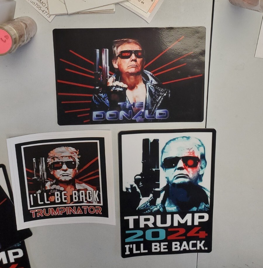 TRUMP 2024 STICKERS VARIETY PACK (3) 5 YEAR WARRANTY WORLDWIDE 🌐 SHIPPING