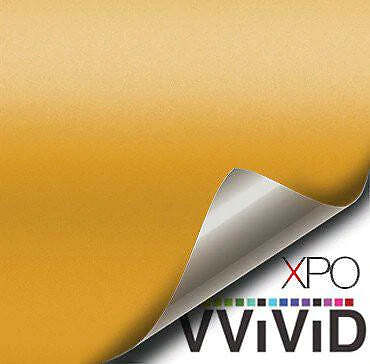 VVivid Xpo Matte Mustard Yellow Vinyl Car Wrap Film | V289