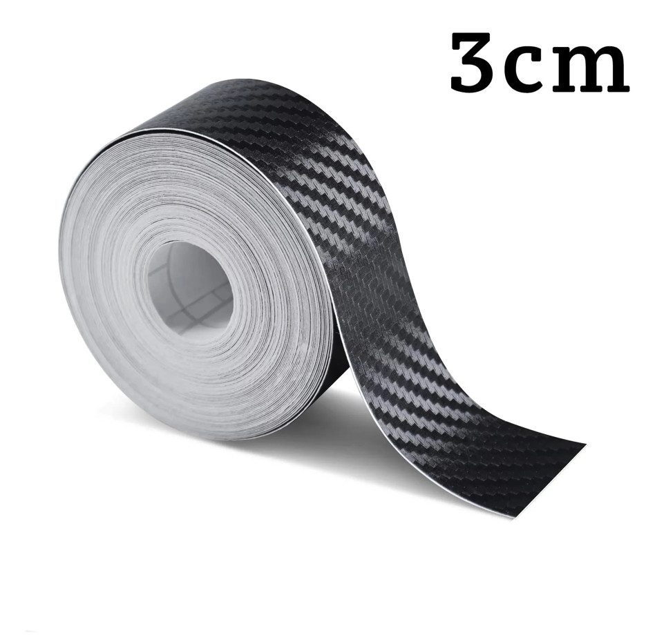 1pc 5M Nano Carbon Fiber Car Protection Tape Anti Scratch Film Strip – NEW
